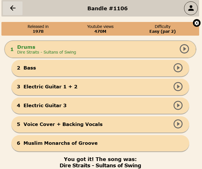 Bandle Answer for August 27, 2025