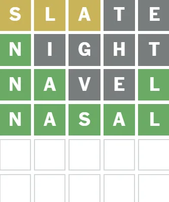 Wordle Answer Screenshot for August 9, 2025