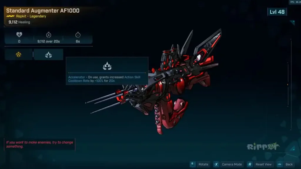 APOPHIS Lance Build Overview
Items