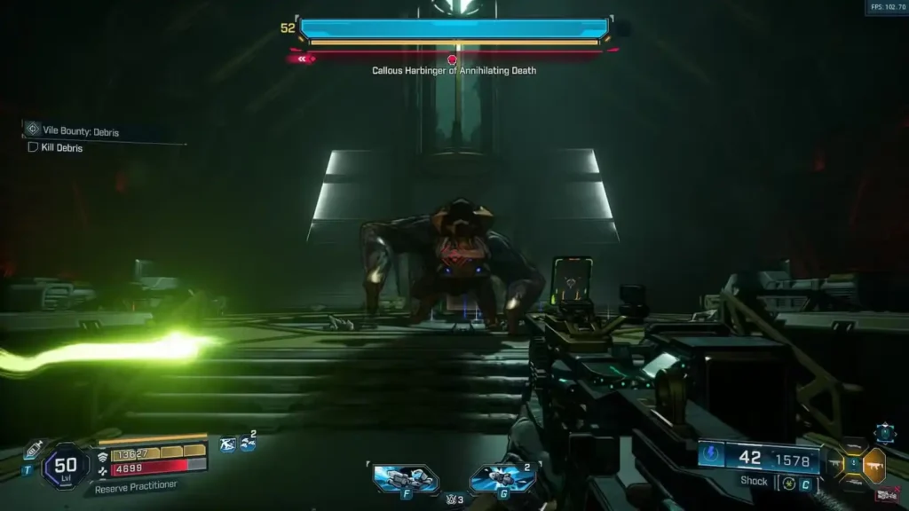 Callous Harbinger of Annihilating Death Boss Fight