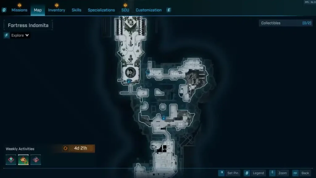 Vault Symbol 3: Fortress Indomita Interior