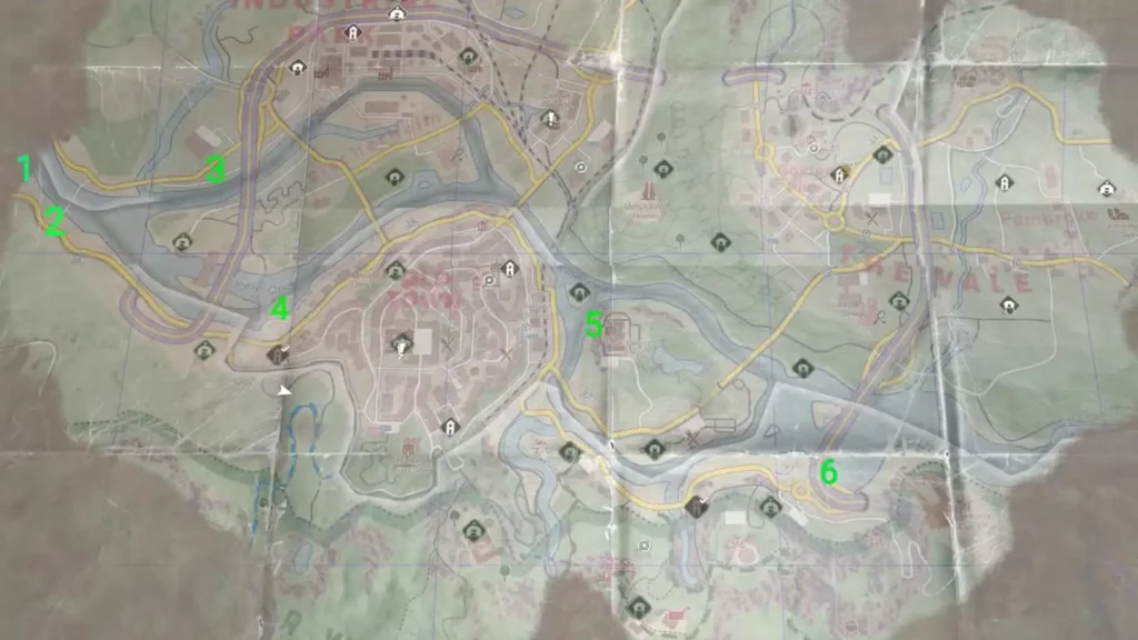 All Six Mysterious Stick Locations