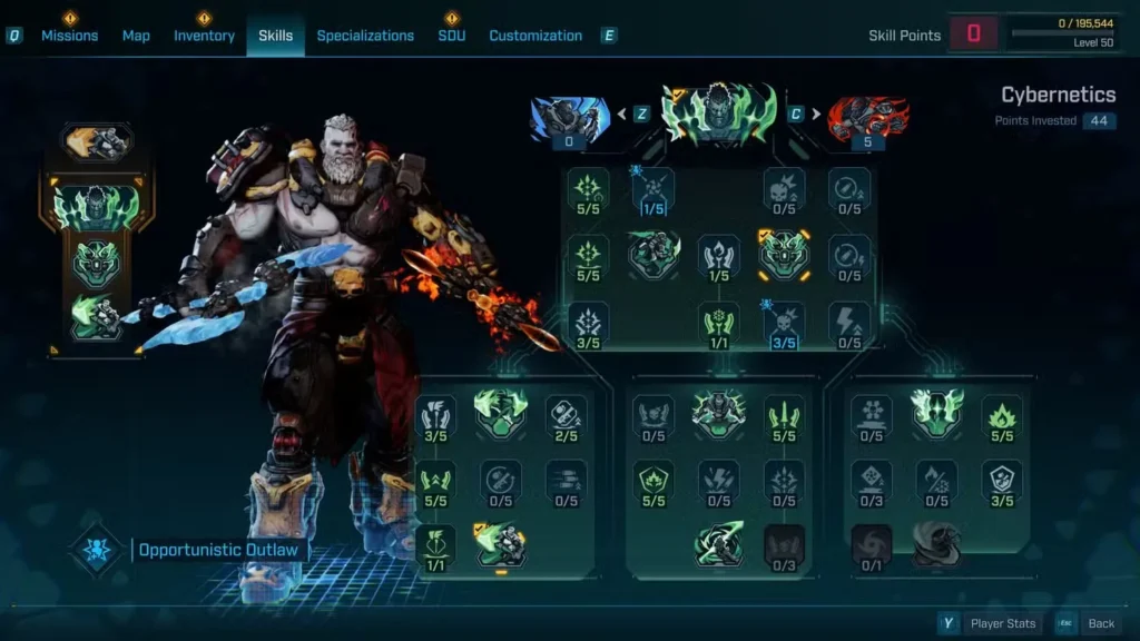 Amon Crucible Build Tree