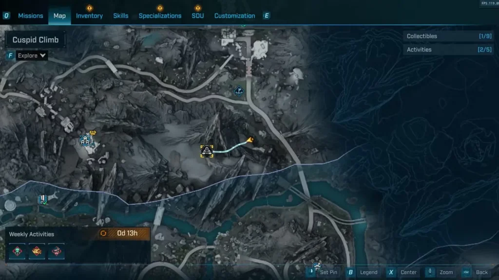 Terminus Range Vault Location