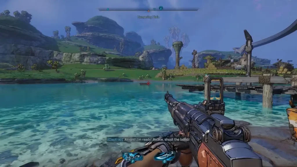 Shooting Boat in Borderlands 4