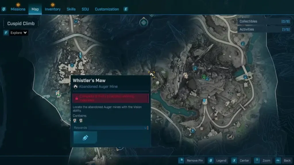 Borderlands 4 Whistler's Maw Location