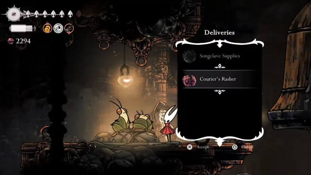Courier Rasher Location in Silksong