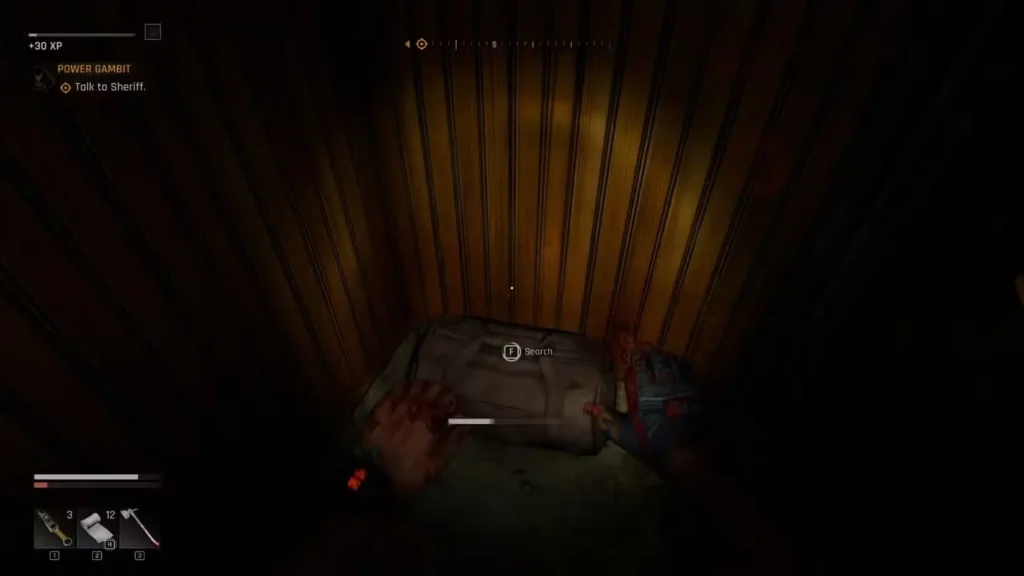 Screenshot of Dying Light The Beast Dark Zone Bag Location