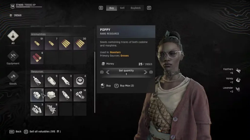 Exiles Vendor in Dying Light The Beast