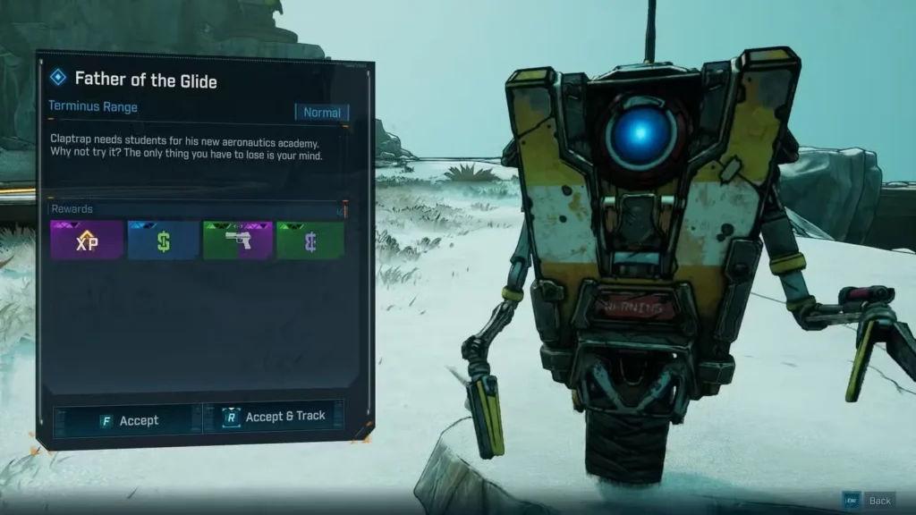 Mission 4: "Father of the Glide" - Terminus Range