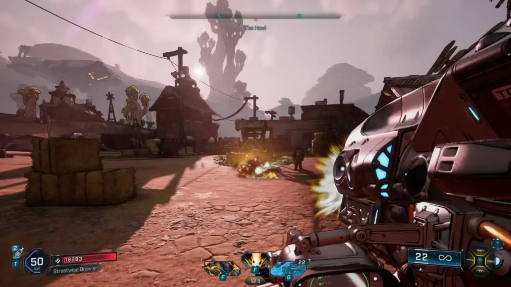 Firing a Rocket Launcher in the Borderlands 4