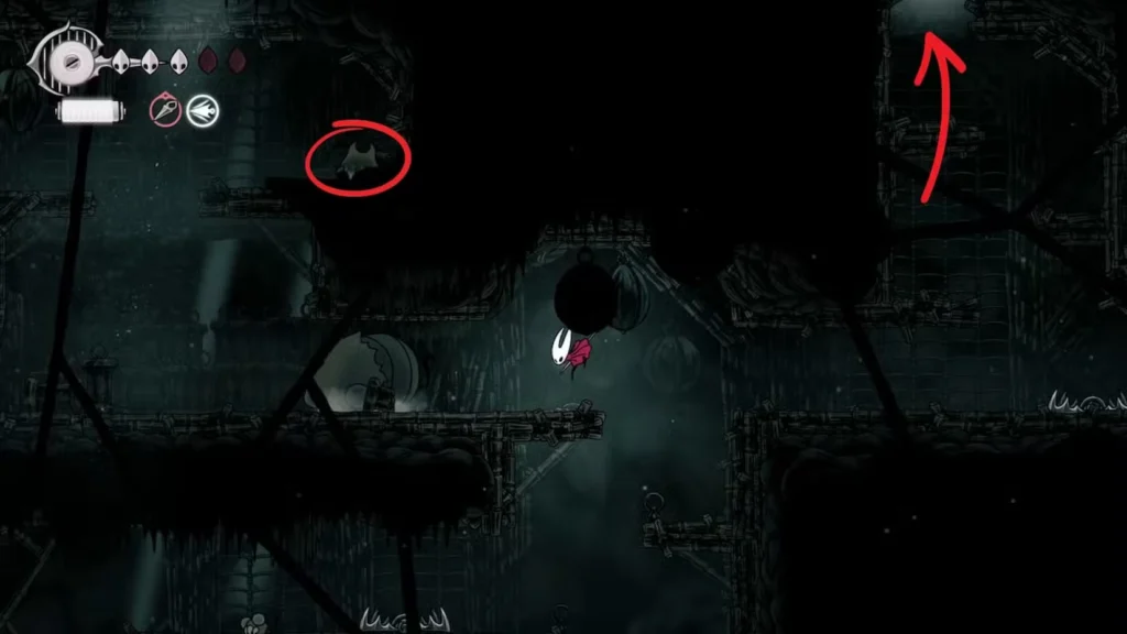 Greymoor Map Route in Silksong