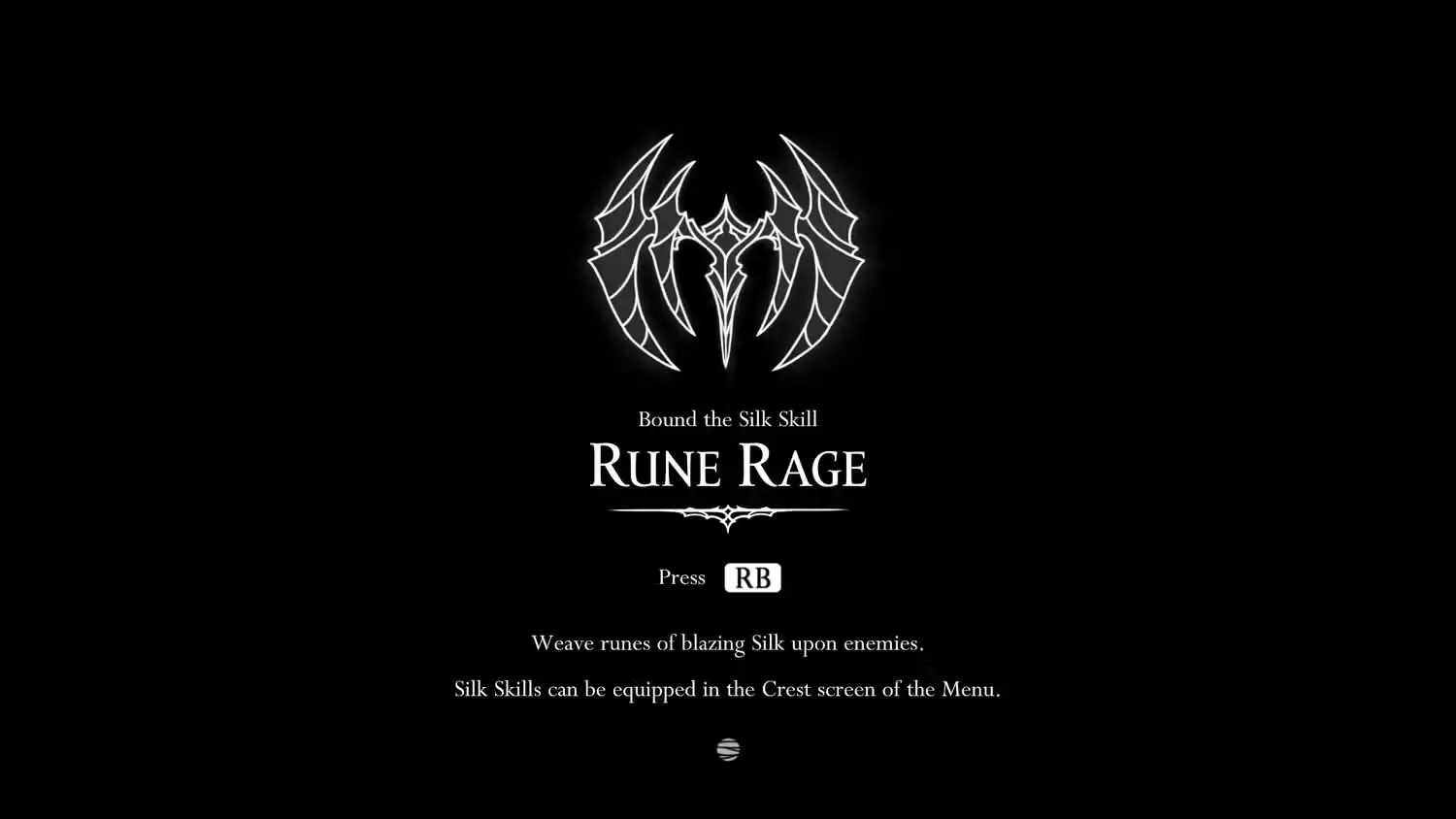 Runenwut-Fertigkeit in Silksong