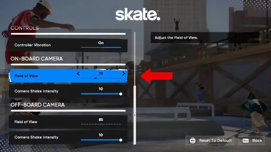 Skate 4 Changing Camera Angle