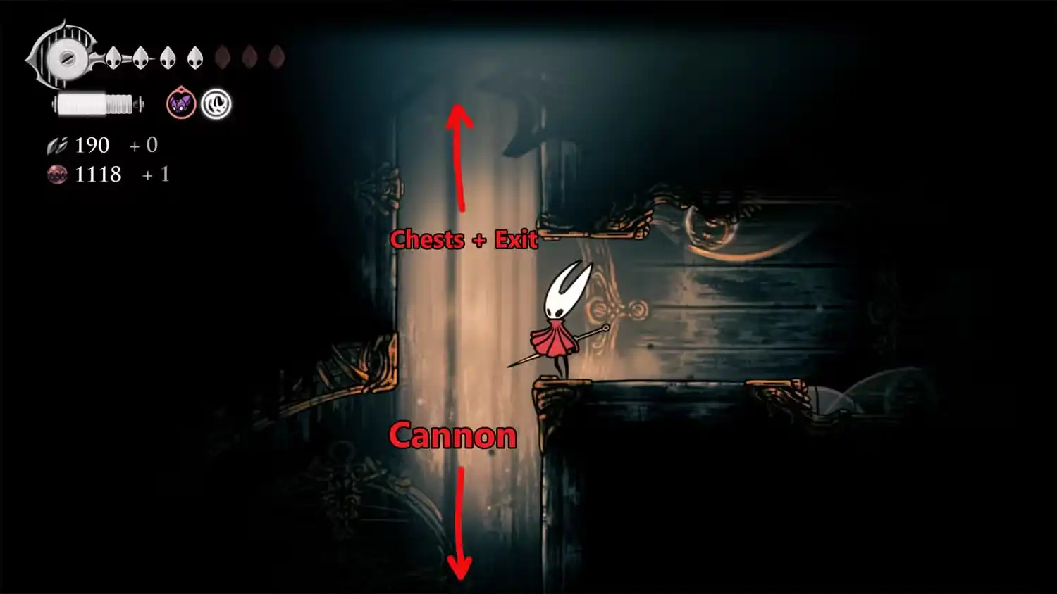 Canon à rosaire dans Hollow Knight Silksong