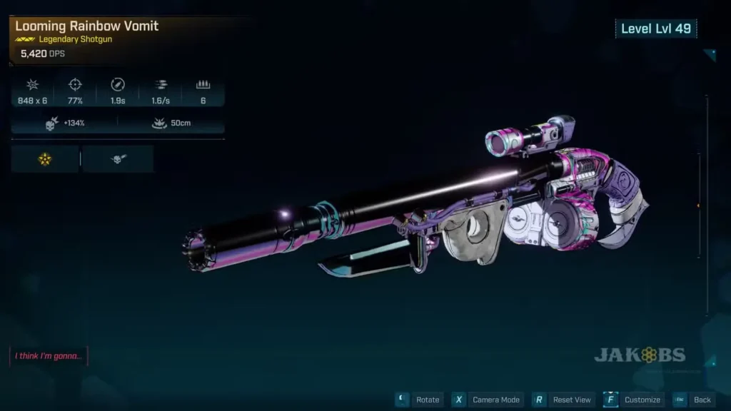 Shotgun Weapon in Borderlands 4