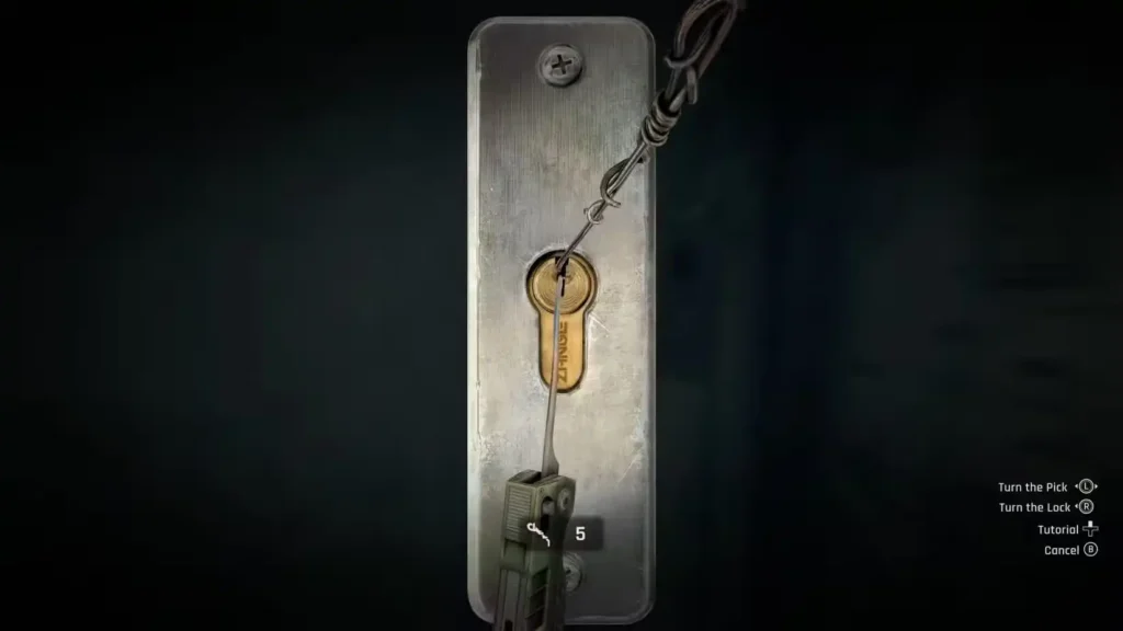 Lock Picking in game Dying Light The Beast