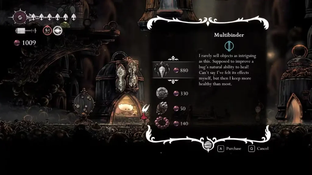Multiencuadernador de canción de seda de Hollow Knight