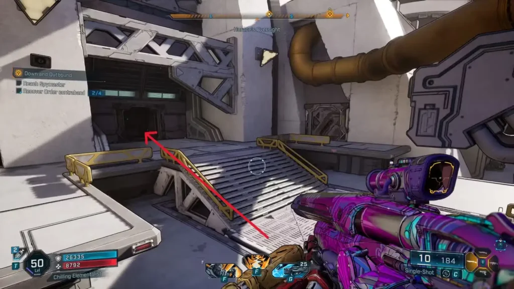 Order Contraband #3: Grassy Courtyard Stairs Access
