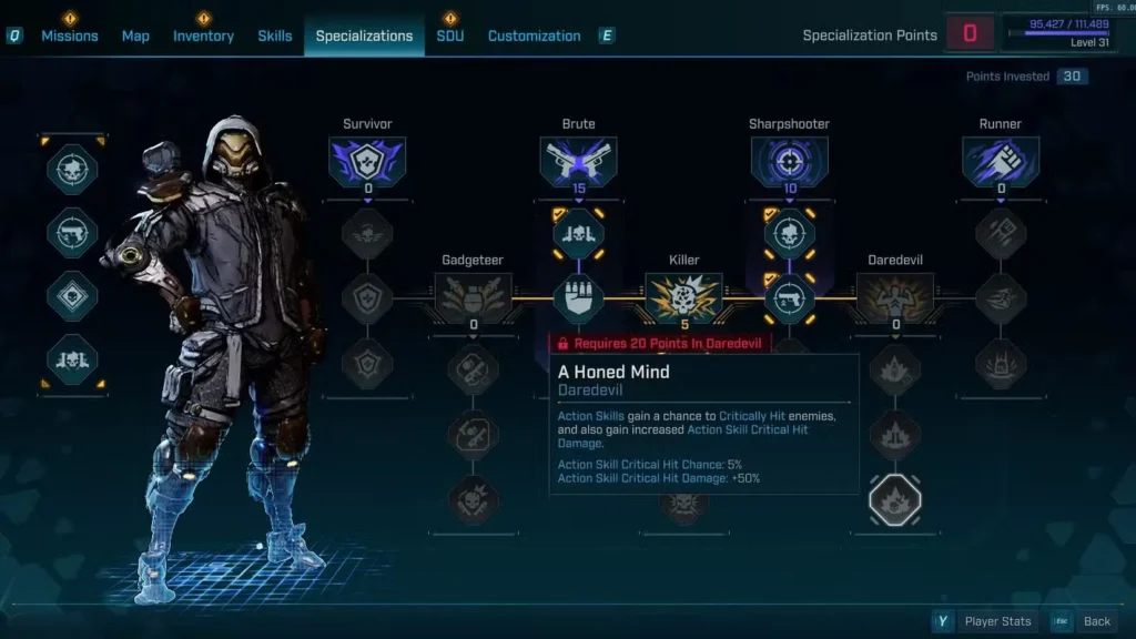 Specializations Borderlands 4