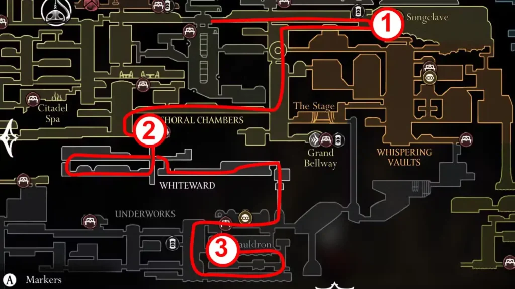 Silksong Act 2 walkthrough route part 2