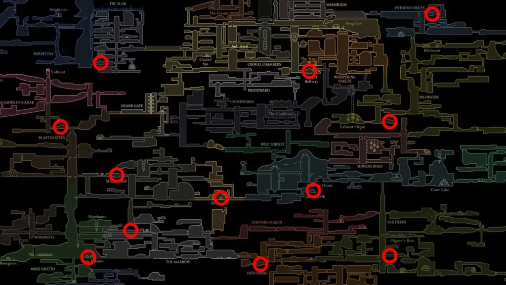 All Fast Travel Locations