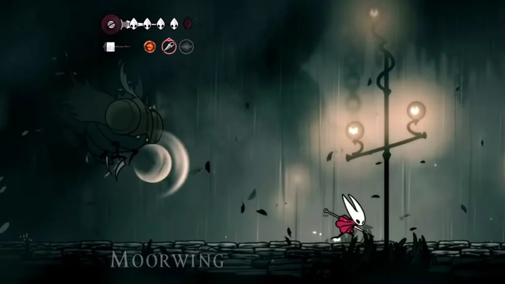 Single Gust Moorwing Boss in Silksong
