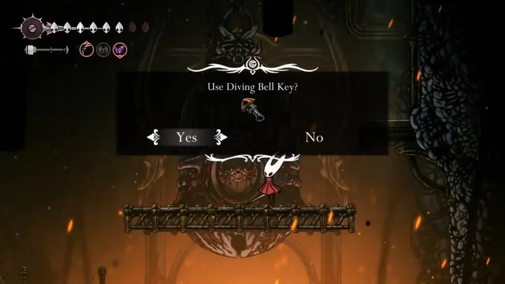 Silksong Ornate Clamp Keydoor