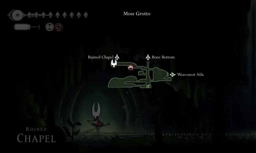 Ruined Chapel Location