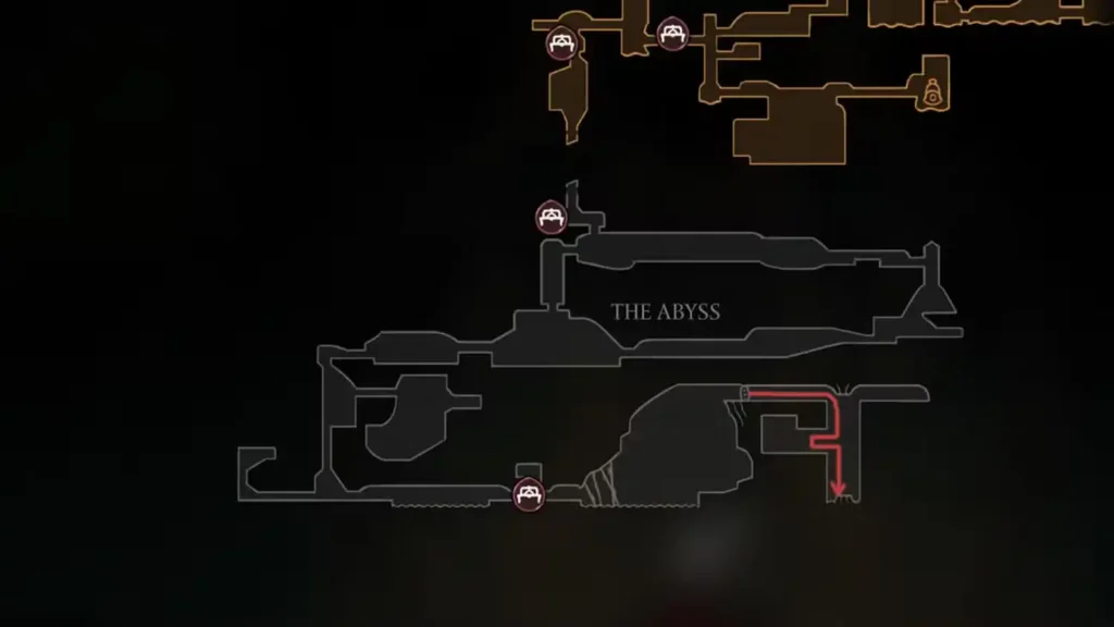 Hollow Knight Silksong Super Jump Silk Soar Location Ancestral Art Location Map highlighted in Red