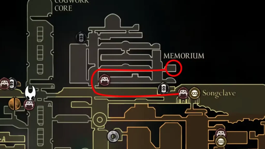 Memoriam Jubliana Location Map In Silksong
