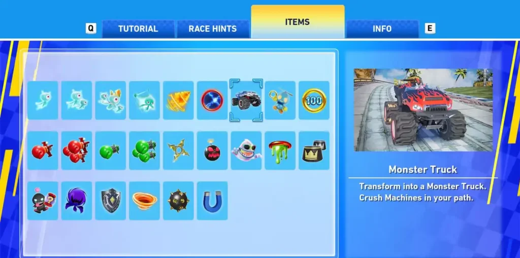 Sonic Racing Crossworlds Monster Truck