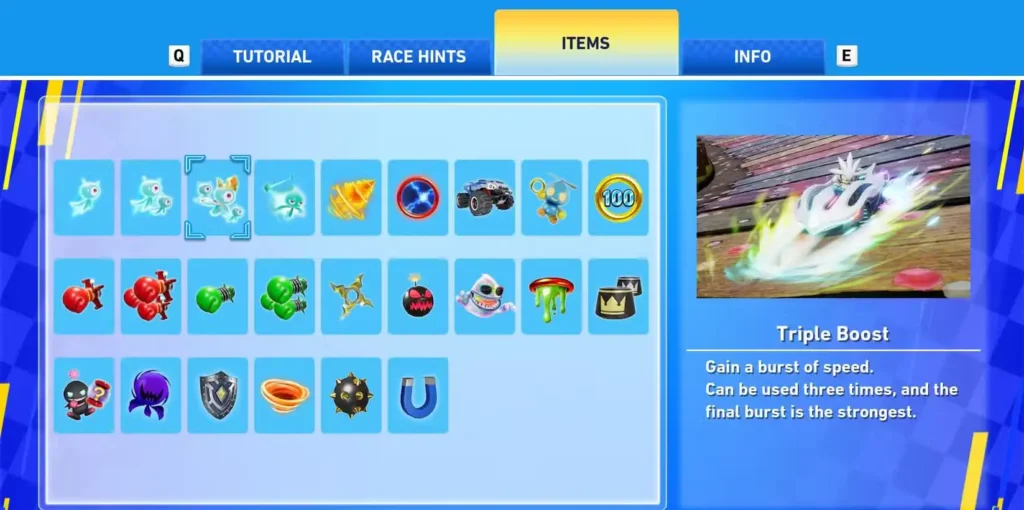 Sonic Racing Crossworlds Triple Boost