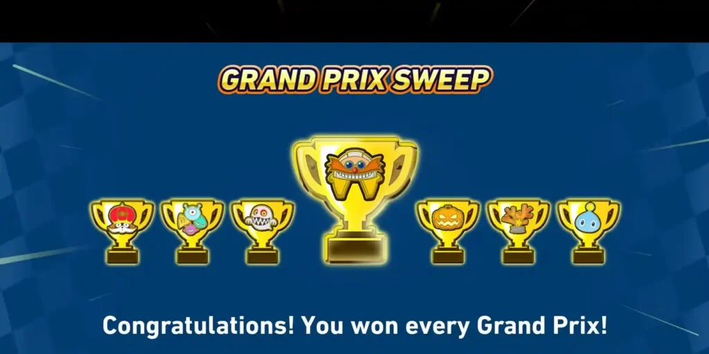Sonic Racing Crossworlds Grand Prix Win
