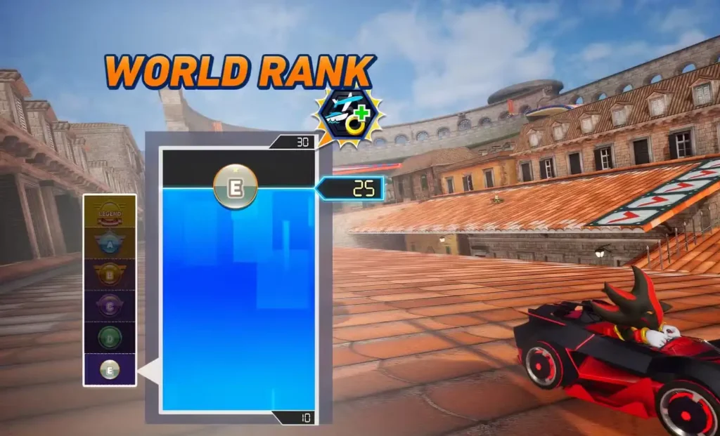 Sonic Racing Crossworlds World Rank Gadgets