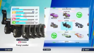 Sonic Racing Crossworlds Vehicle Stats