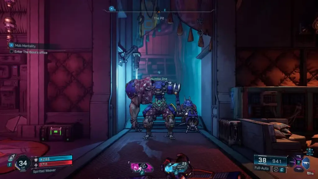 Speaking With Numba One in Borderlands 4