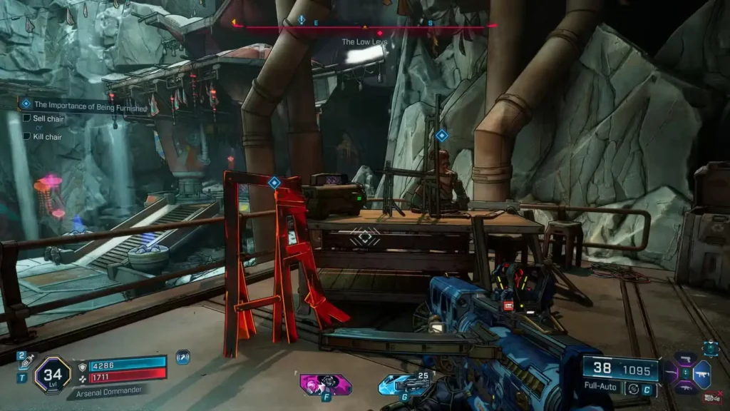The Chair and Wrenching Allen in Borderlands 4