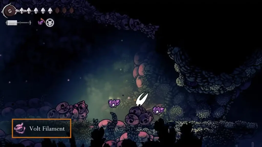 Filament Volt dans Hollow Knight Silksong