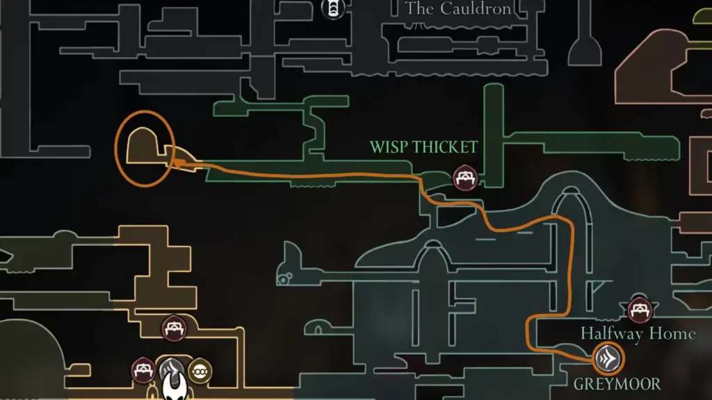 Wispfire Lantern Location in Silksong