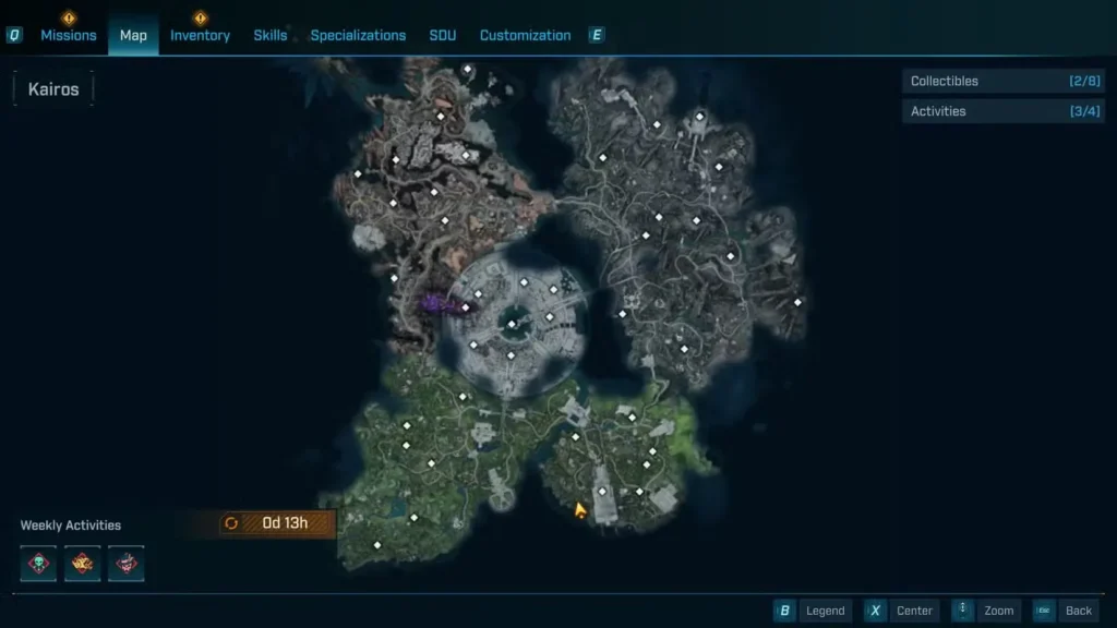 World Map Location 