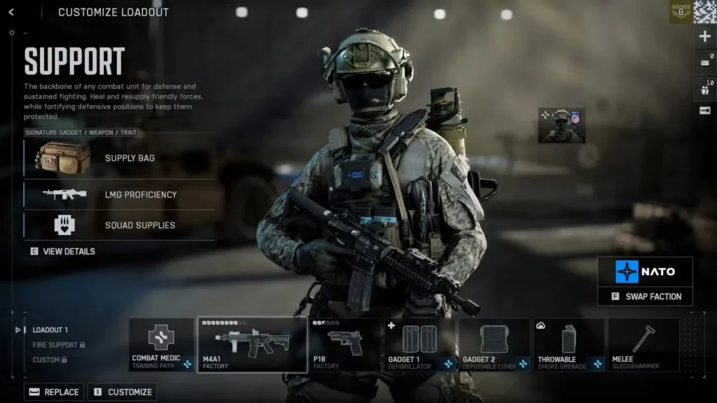 Loadout #1: Aggressive Combat Medic (Frontline Healer)