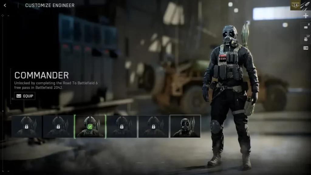 Battlefield 2042 Road to BF6 Reward Skins