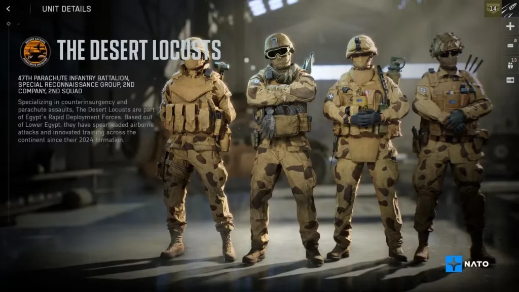 Desert Locusts (Egypt) in Battlefield 6