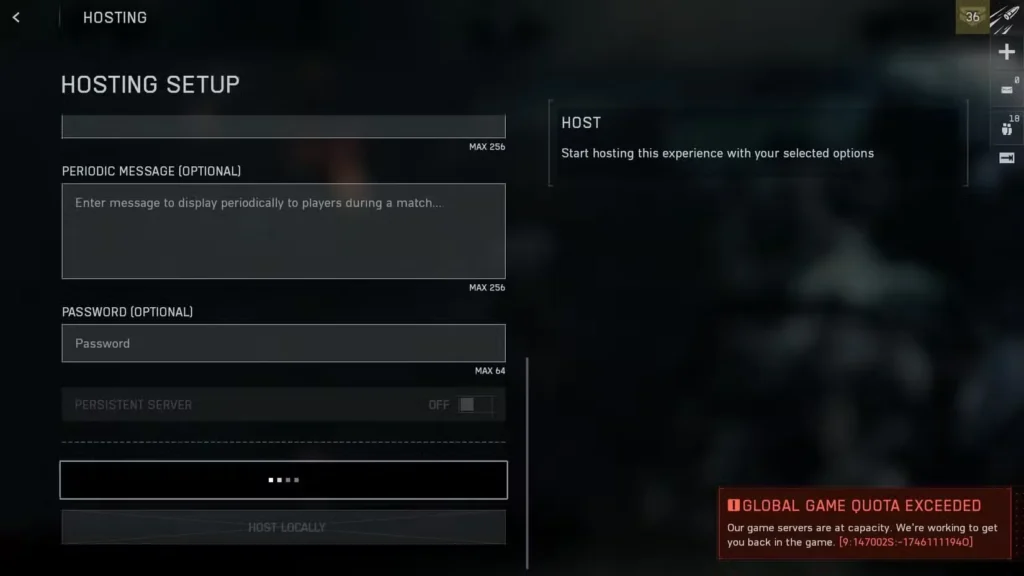 Troubleshooting: Game Quota Exceeded Error