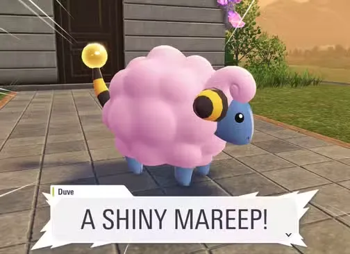 Glänzendes Mareep