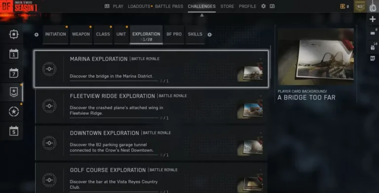 All Exploration Challenges Rewards in Battlefield Redsec