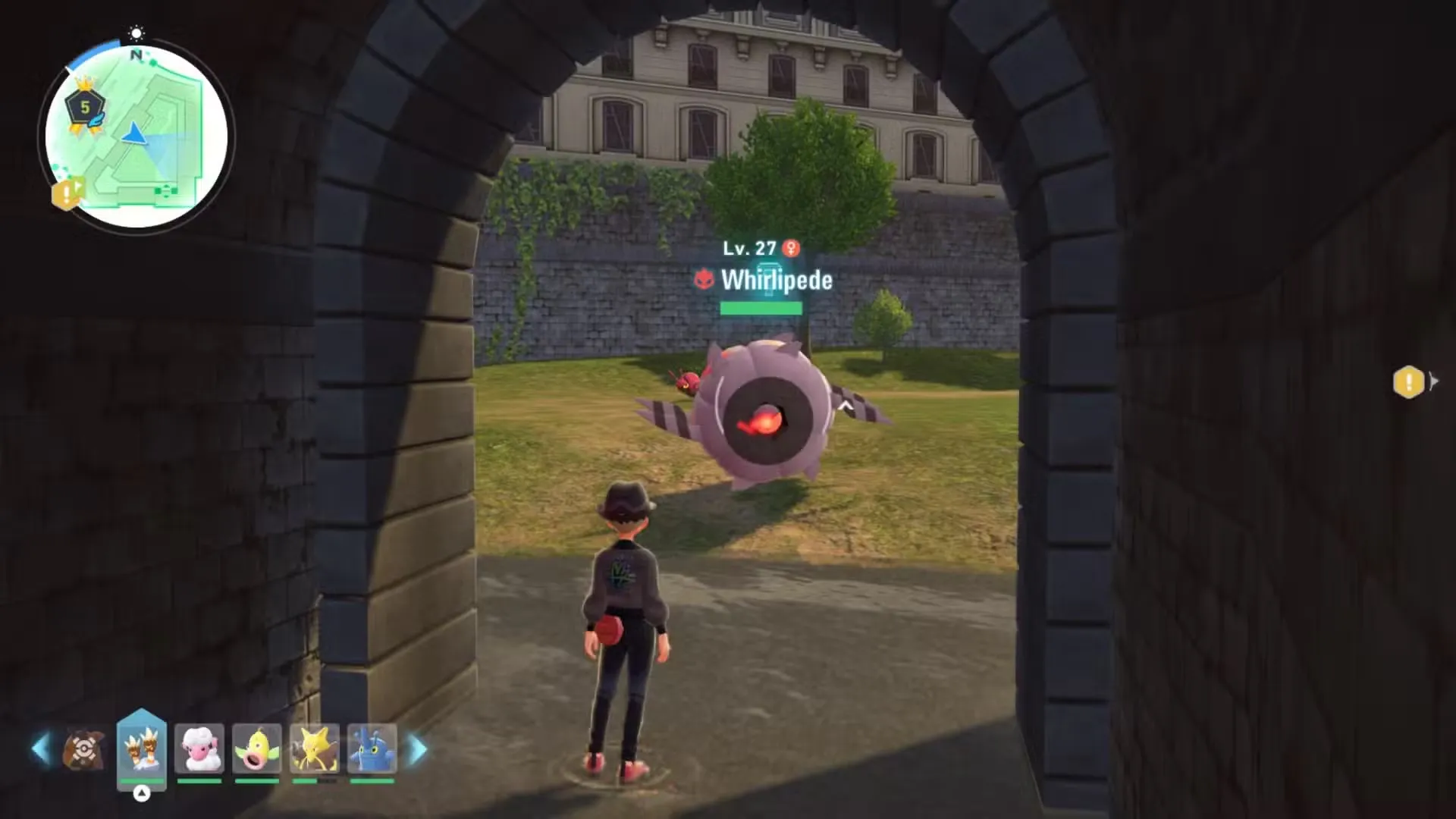 Alpha Whirlipede in Pokemon Legends Z to A