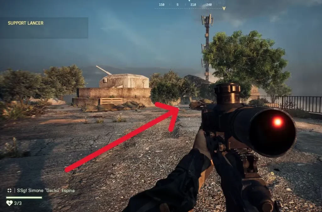 Dog Tag #1: Starting Area Coastal Gun in Battlefield 6