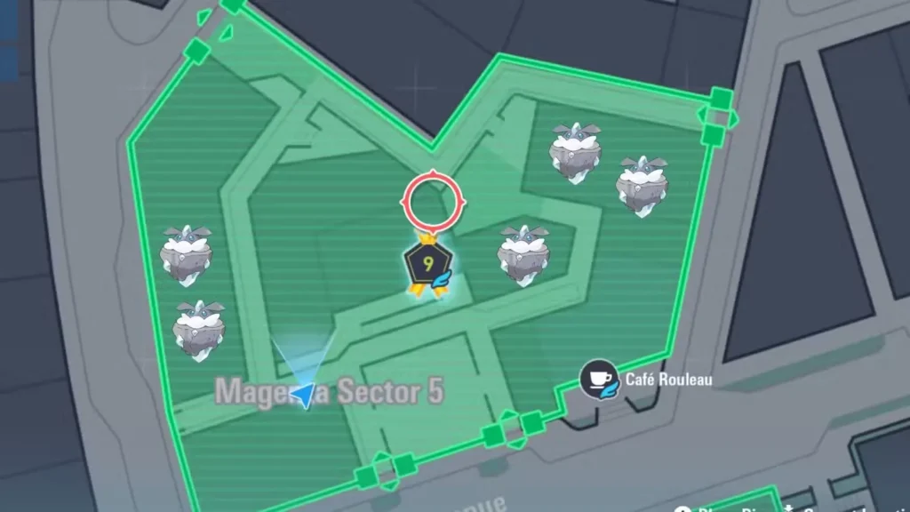 Carbink in Wild Zone 9 in Pokemon Legends: Z-A